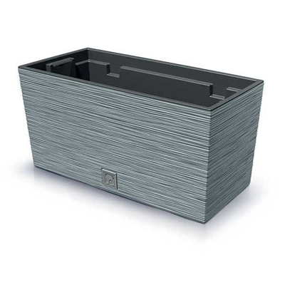 Květináč-truhlík 39cm, šedý FURU CASE