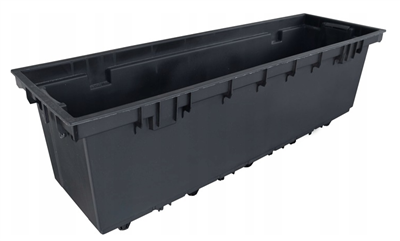 Květináč-truhlík 58cm, šedý URBI CASE BETON EFFECT