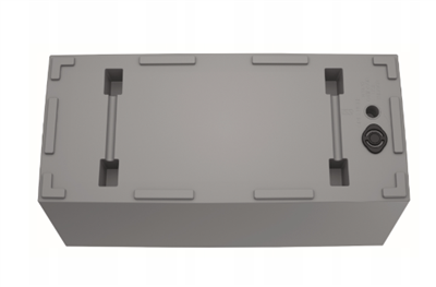 Květináč-truhlík 58cm, šedý URBI CASE BETON EFFECT