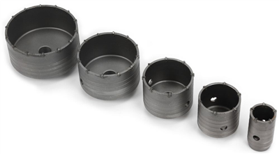 Korunkové vrtáky do betonu SDS PLUS, 40-120mm, sada 6 ks MAR-POL