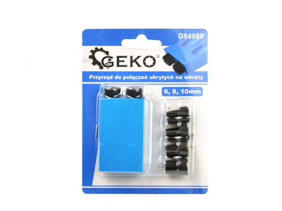 Spojovací přípravek 6, 8, 10mm pro dřevěné kolíky GEKO