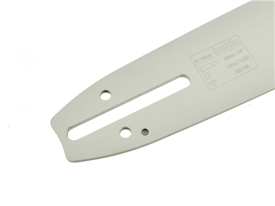 Vodící lišta na řetězové pily a 2 řetězy 14" 3/8" 1,3mm 52z KELTIN