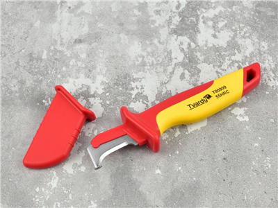 Izolovaný nůž VDE 180mm pro odizolování kabelů TVARDY