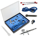 MAR-POL M80665 Airbrush - stříkací pistolka s regulací + 3 trysky MAR-POL