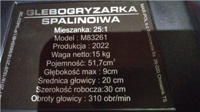 Kultivátor benzínový 1.4kW DEMON