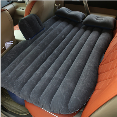 Nafukovací matrace do auta 135 x 80 cm černá s kompresorem 12V BASS