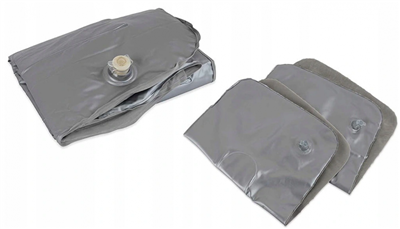 Nafukovací matrace do auta 135 x 80 cm černá s kompresorem 12V BASS