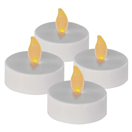 EMOS DCCV16 LED dekorace – čajová svíčka maxi, bílá, CR2032, vnitřní, vintage, 4 ks