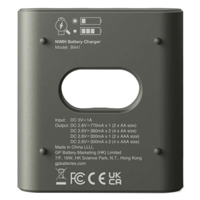 Nabíječka baterií GP Eco E441 + 4x AA ReCyko 2100