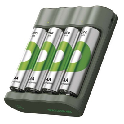 Nabíječka baterií GP Eco E441 + 4x AA ReCyko 2100