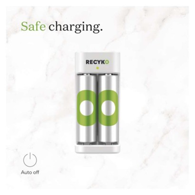 Nabíječka baterií GP Eco E221 + 2x AA ReCyko 2100