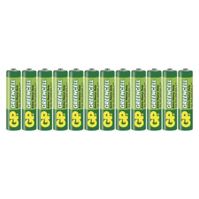 Zinková baterie GP Greencell AAA (R03)