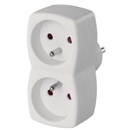 EMOS P0028N Rozbočovací zásuvka 2x, bílá