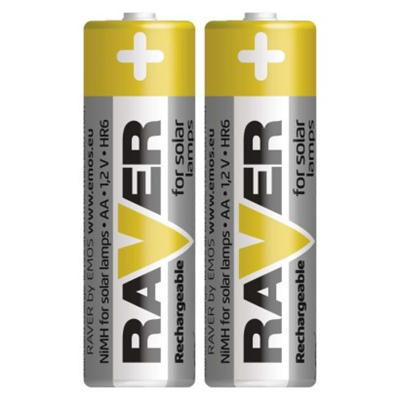 Nabíjecí baterie do solárních lamp RAVER SOLAR AA (HR6) 600 mAh