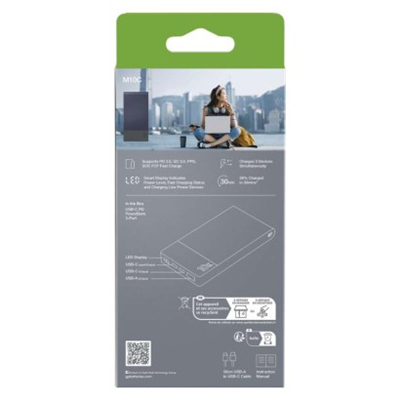 Powerbanka GP M2+ Series, 10 000 mAh, 22,5 W, modrá