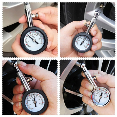 Vorfal V01140, Měřič tlaku (manometr) pro pneumatiky 4 BAR / 60 PSI