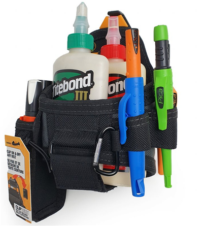 ToughBuilt TB-CT-25X, Kompaktní univerzální kapsa na metr a nůž s poznámkovým blokem a tužkou