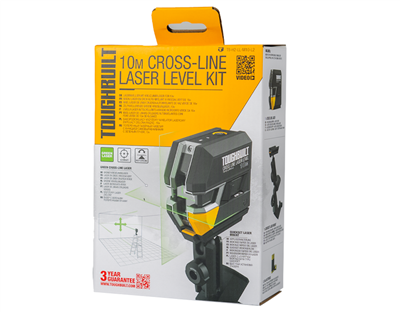 Toughbuilt TB-H2-LL-M10-L2 , Křížový laser | zelený | 10 m