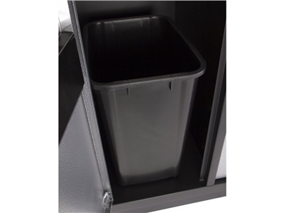 Matabro SET-CA01067, Dílenská skříňka s nerezovou pracovní deskou | na odpadky | 680x465x950 mm