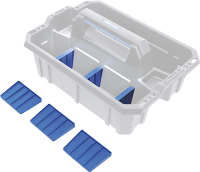 BGS 70222, Přepážka pro přenosný box na nářadí | plast | 6 dílná