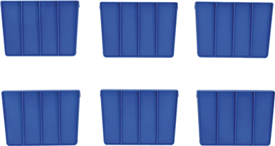 BGS 70222, Přepážka pro přenosný box na nářadí | plast | 6 dílná