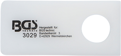 BGS 3029, Klín pro uvolnění ozdobných lišt s otvorem | 100 x 45 mm