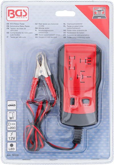 BGS 70338, Relé tester pro motorová vozidla | 12 V