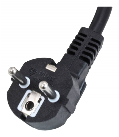 Flexi napájecí kabel 3 x 2,5 mm2 x 5 m, EU zásuvka, A-EUC5