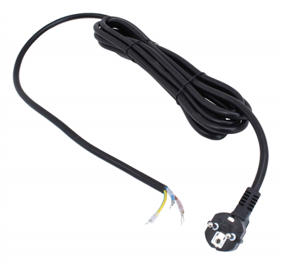 Flexi napájecí kabel 3 x 2,5 mm2 x 5 m, EU zásuvka, A-EUC5