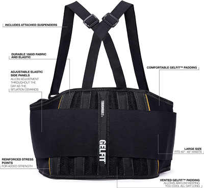 Zádová opora (velikost M) TOUGHBUILT TB-45G-M