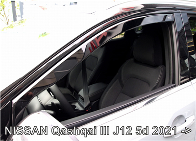Ofuky oken Nissan Qashqai 2021- (přední)