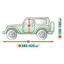 Kegel-Blazusiak 5-4119-248-3020 Ochranná plachta Mobile Garage na auto Jeep Wrangler 2007-2018 (3 dveře)