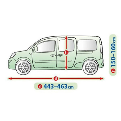 Ochranná plachta Mobile Garage na auto Ford Tourneo Connect 2013-2022 (délka 442cm)