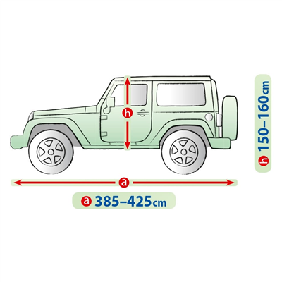 Ochranná plachta Mobile Garage na auto Land Rover Defender 1990-2016 (3 dveře)