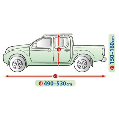 Ochranná plachta Mobile Garage na auto Toyota Hilux 2005-2015