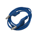 Kabel propojovací 1mm2/ 2m s banánky modrý HADEX N536A
