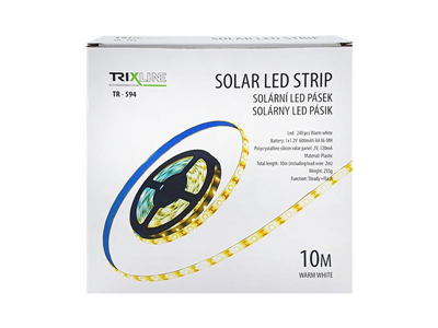Solární LED pásek IP44 TRIXLINE TR 594 10m