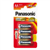 Baterie AA (R6) alkalická PANASONIC Pro Power 4ks / blistr