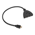 Přepínač 3x HDMI - 1x HDMI CABLETECH ZLA0310