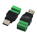 Konektor USB-A se svorkovnicí