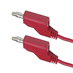Kabel propojovací 0,35mm2/ 1m s banánky červený HADEX N530