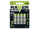 GP 04270425 Baterie AA (R6) alkalická RAVER 4ks