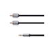Kabel KRUGER & MATZ JACK 3.5 stereo/2xCINCH 1,8m KM0310
