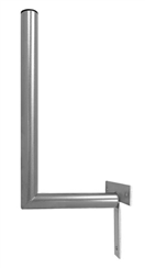 TIPA 14561020 Anténní držák 25cm na zeď, trubka 42/2mm, výška 46cm žár.