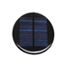 Solární panel mini 5V/110mA, polykrystalický, průměr 90mm