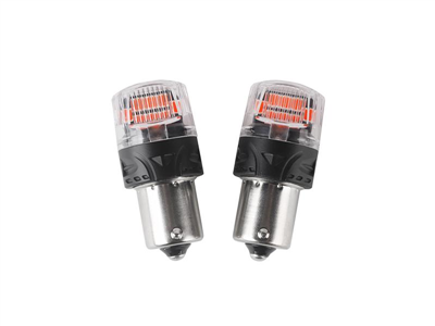 Autožárovka LED BA15S 12V CARCLEVER 16LED 2835SMD červená 2ks