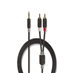 Kabel Jack 3,5mm stereo/2x Cinch 1m NEDIS CABW22200AT10