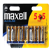Baterie AA (R6) alkalická MAXELL 10ks / blistr