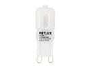 RETLUX 04111404 Žárovka LED G9 2W bílá teplá RETLUX RLL 461
