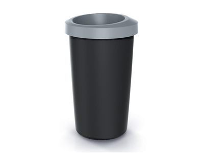 Koš odpadkový COMPACTA R DROP světle šedý 25l